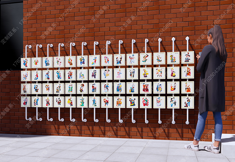 學?；臃D(zhuǎn)牌掛墻翻翻樂